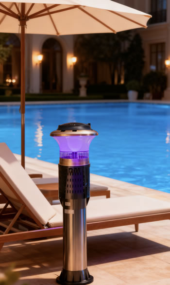 室內游泳池使用GS932HK 戶外滅蚊機