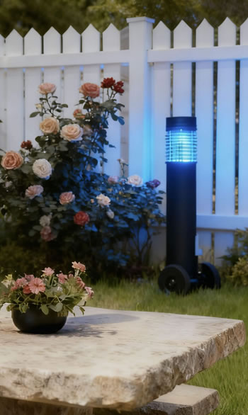 私人後花園使用EO4000滅蚊燈