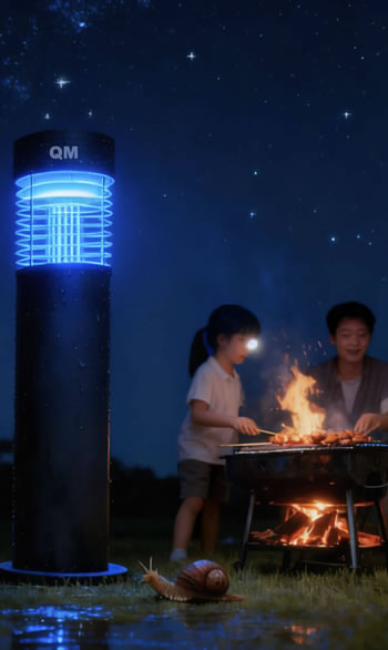 星空底下浪漫的家庭聚會