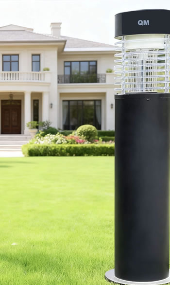 獨立屋苑內豪宅內花園裝上滅蚊燈